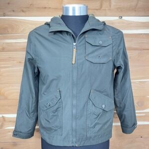 Hawke & Co. Boys' Kids Hooded Jacket Full Zip Pockets Olive Green Size‎ 10/12
